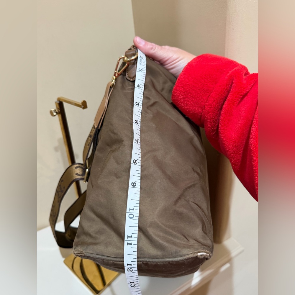 Prada Olive Green Nylon Zip Tote Bag-please read for condition - Picture 11 of 15